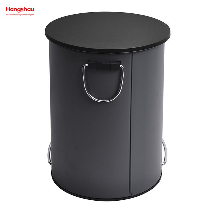 3L Household Plastic Foot Pedal Dust Bins Patent Design Pedal Waste Bin For Indoor Trash Can Bathroom Trash Can Simple Dustbin Garbage Can
