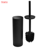 Stainless Steel Complete Bathroom Lotion Bottle Dispenser Foam Pump Soap Bottle Bathroom Accessories Luxury Set Brushed And Matt Black Lacquer Spraying