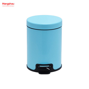 3L Household Pedal Waste Bin Foot Pedal Dust Bins For Indoor Trash Can Pedal Dustbin Garbage Can Bathroom Trash Can 