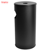 30L Ashtrays in Public Places Waste Bins Smoking Area Trash Can With An Ashtray In The Hotel Lobby Trash Can Stainless Steel Round Ashtray Dustbin Metal 