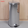 30l Foot Step Pedal Kitchen Stainless Steel Dust Bin Rubbish Garbage Dustbin Trash Can Waste Bin