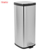 Hotel Bedroom Trash Can Hot Selling 30l Stainless Steel Rubbish Bin With Pedal Feature For Kitchen Storage
