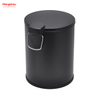 5L Bathroom Trash Can Metal Morden Style Dustbin Garbage Can Powder Coating Household Pedal Waste Bin Dust Bins For Indoor Trash Can 