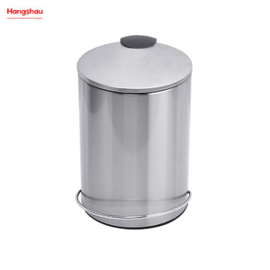 3L Household Plastic Foot Pedal Dust Bins Patent Design Pedal Waste Bin For Indoor Trash Can Simple Dustbin Garbage Can Bathroom Trash Can