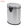 3L Indoor Step Decorative Pedal Trash Can Household Pedal Waste Bin For Indoor Trash Can Foot Pedal Bathroom Metal Trash Can Powder Coating Morden Style Dustbin Garbage Can Dust Bins 