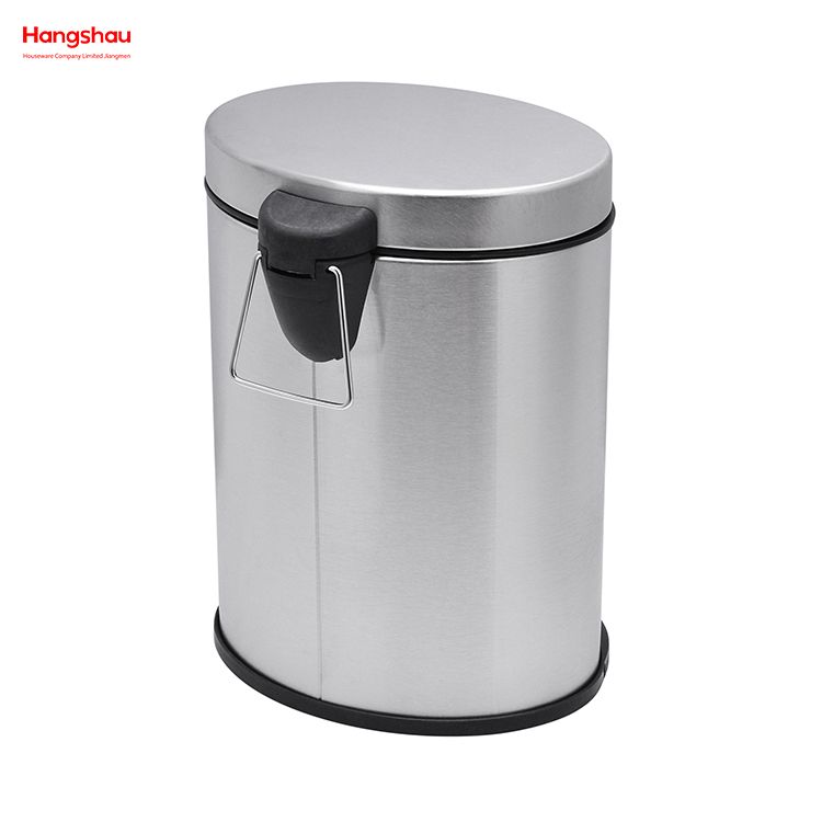 3L Indoor Step Decorative Pedal Trash Can Household Pedal Waste Bin For Indoor Trash Can Foot Pedal Bathroom Metal Trash Can Powder Coating Morden Style Dustbin Garbage Can Dust Bins 