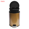 7L Bathroom Pedal Bin Stainless Steel Foot Pedal Waste Bin with Operated Round Shaped Indoor Kitchen Food Trash Can