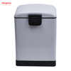 6L Iron Bin Metal Small Trash Can Garbage Container Bin For Bathrooms Kitchens Home Offices DustBins