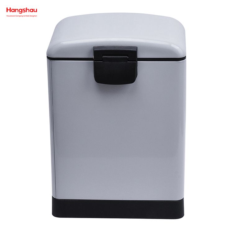 6L Iron Bin Metal Small Trash Can Garbage Container Bin For Bathrooms Kitchens Home Offices DustBins