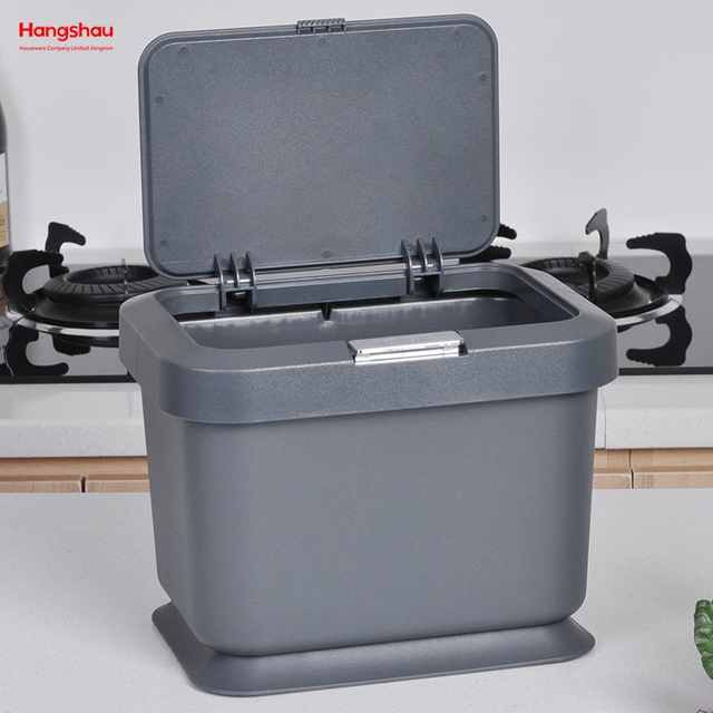 Direct Manufacturer Plastic Compost Bin Kitchen Rectangular Food Trash Can With Filter