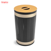 Metal Laundry Basket with Lid Washing Storage Dirty Clothes Laundry Basket Large Home Storage Basket Laundry Hamper 