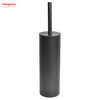 Brushed And Graphite Grey Lacquer Spraying Household Bathroom Stainless Steel 304# Toilet Brush Holder Matte Toilet Cleaning Brush Holder Wc Clean Brush Holder