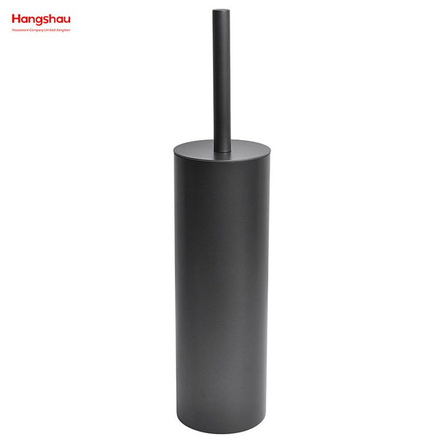 Brushed And Graphite Grey Lacquer Spraying Household Bathroom Stainless Steel 304# Toilet Brush Holder Matte Toilet Cleaning Brush Holder Wc Clean Brush Holder
