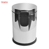 Mirror Polishing Household Bathroom Stainless Steel 3L Pedal Trash Bin With Cover Closing Slowly And Mutely Round Trash Bin Waste Bin Dustbin