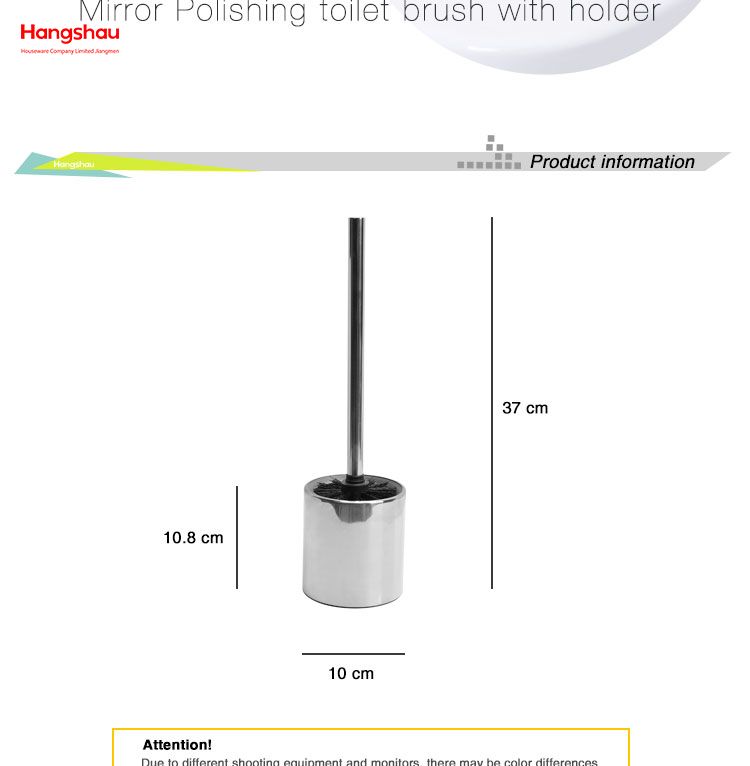 Mirror Polishing Standing Bathroom toilet brush