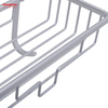 2 Layer Aluminium Bathroom Corner Rack With Metal Shower Caddy Bath Storage Rack Wall Shelf Mounted 