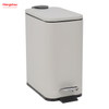 Office Trash Can Iron Rectangular Pedal Bin Kitchen Bathroom Foot Pedal Dustbin With Rubbish Bin Garbage Hotel Dust Bin