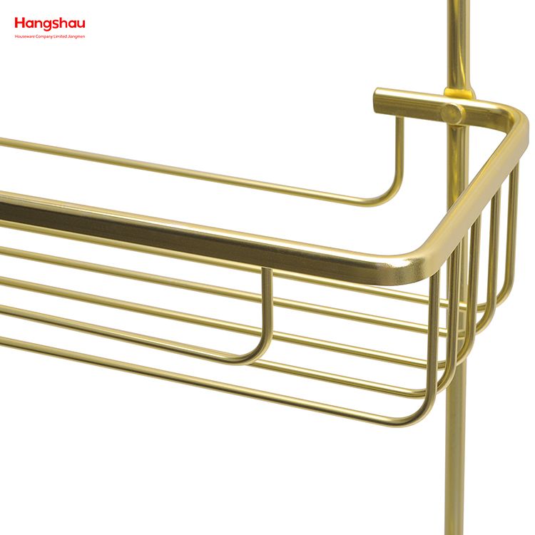 Bathroom Accessories Shower Caddy In Aluminum Anti-rust Durable with 3 Layer Wall Mounted Hanging Basket Bathroom Aluminum Hanger Wall Mounted Bathroom Shelf