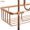athroom Aluminum Hanger Bathroom Accessories Shower Caddy In Aluminum Bathroom Shelf Anti-rust Durable B3 Layer Wall Mounted Hanging Basket Wall Mounted 