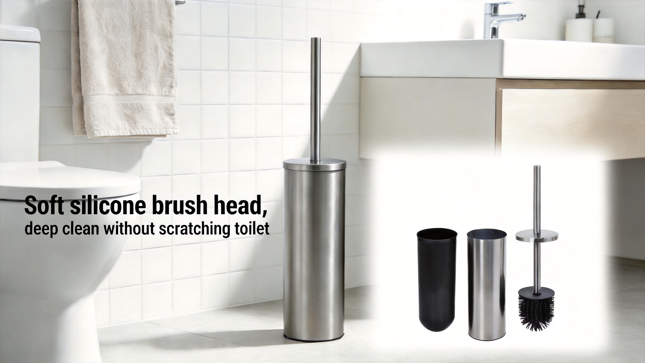 metal toilet brush