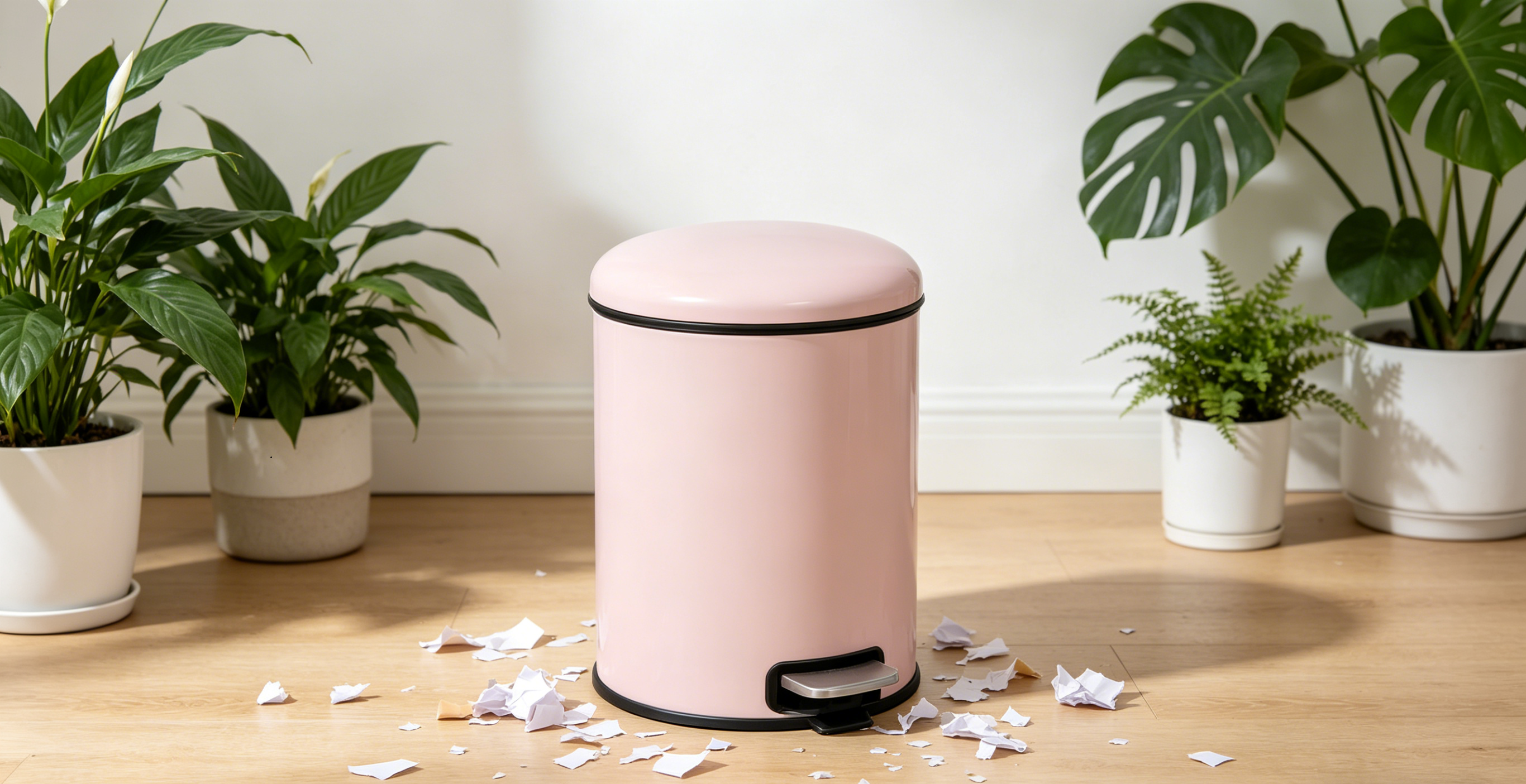trash can with lid