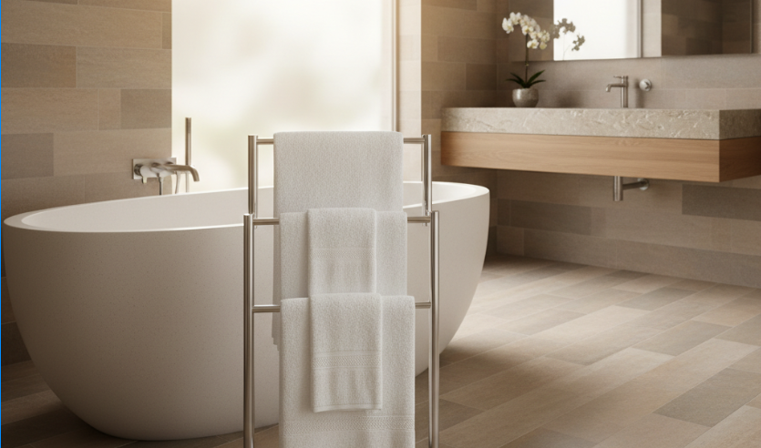 Freestanding Towel Rack