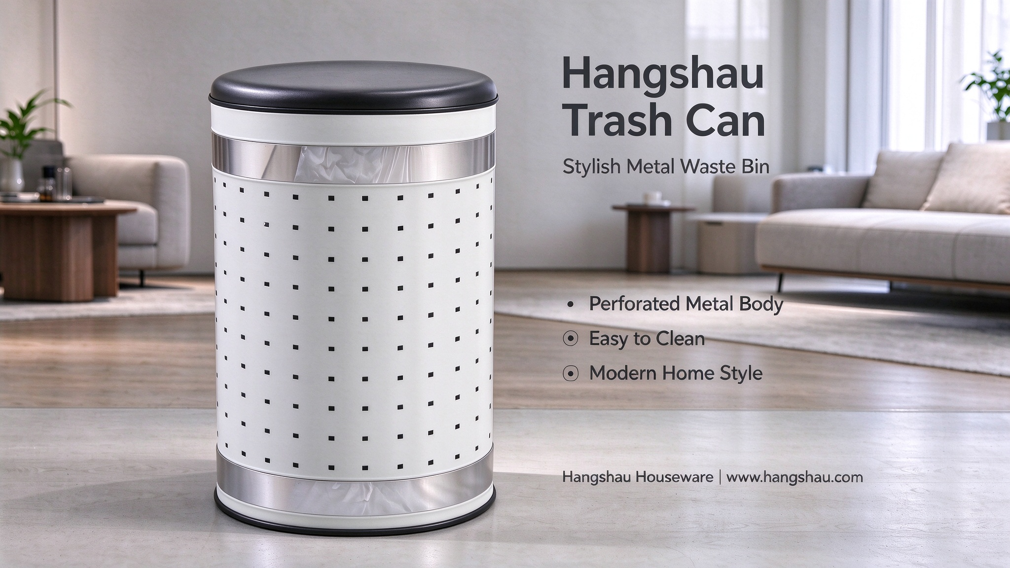swing lid waste bin