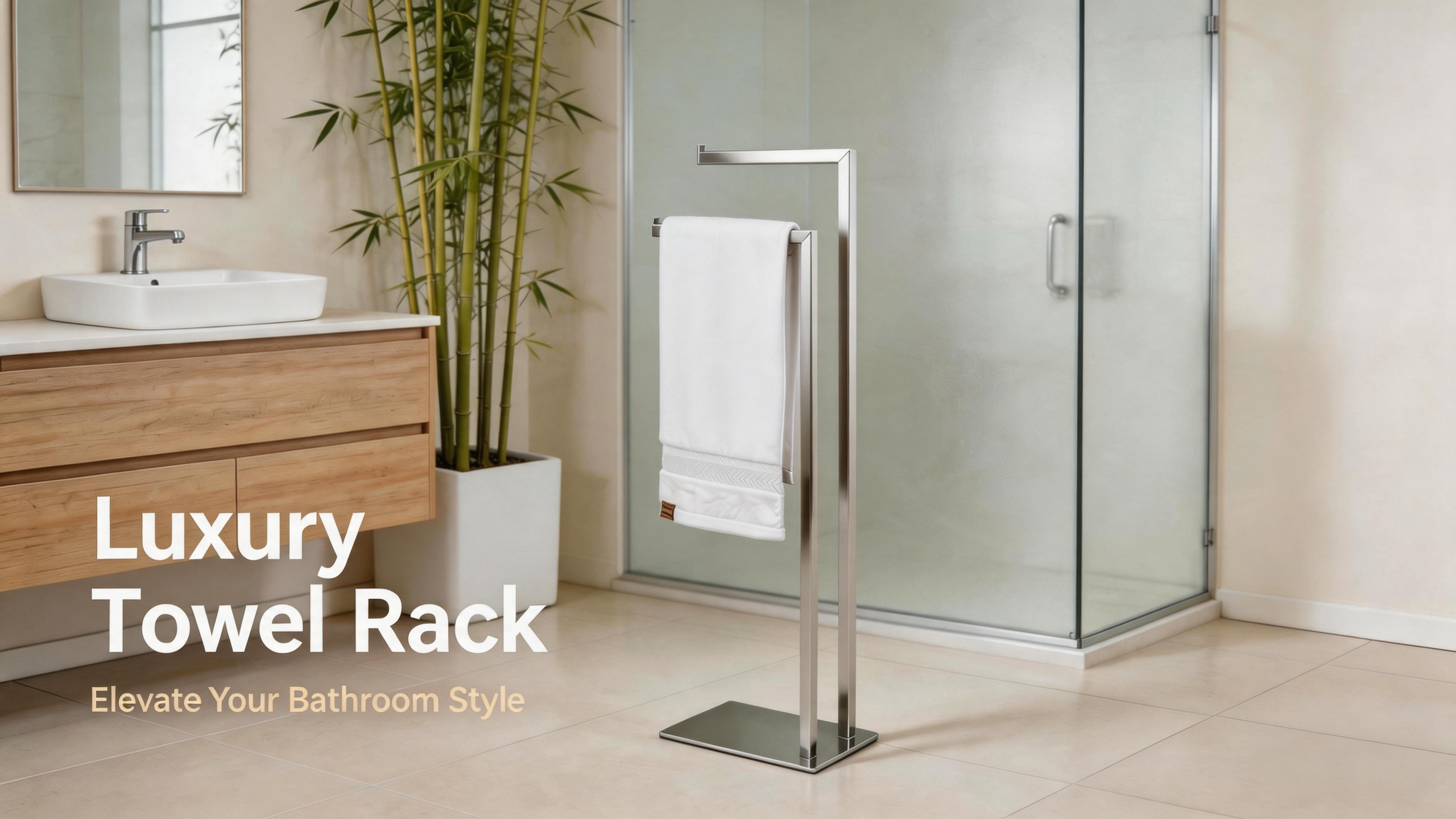 Freestanding Towel Rack
