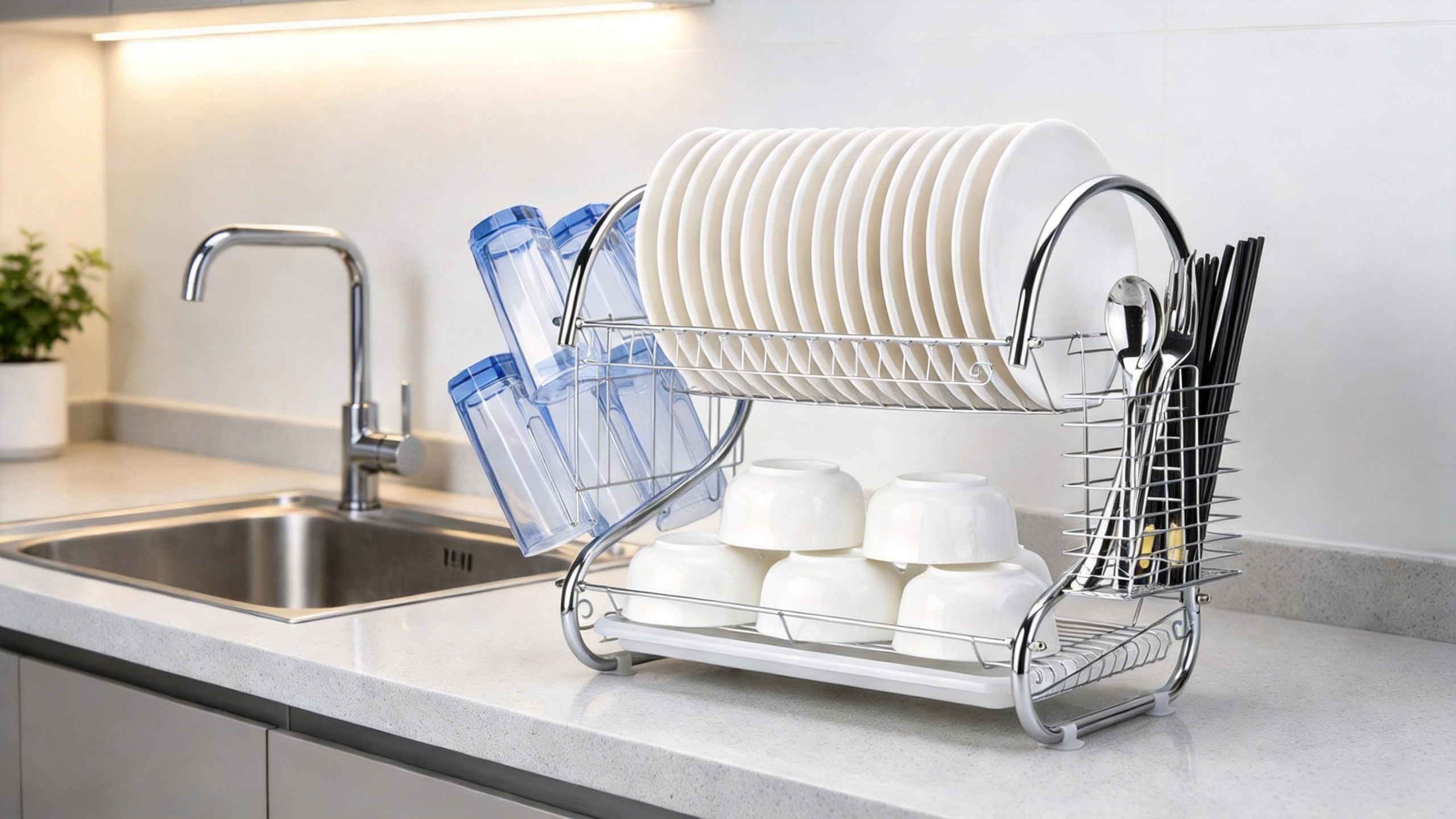 Multi-Layer Dish Rack