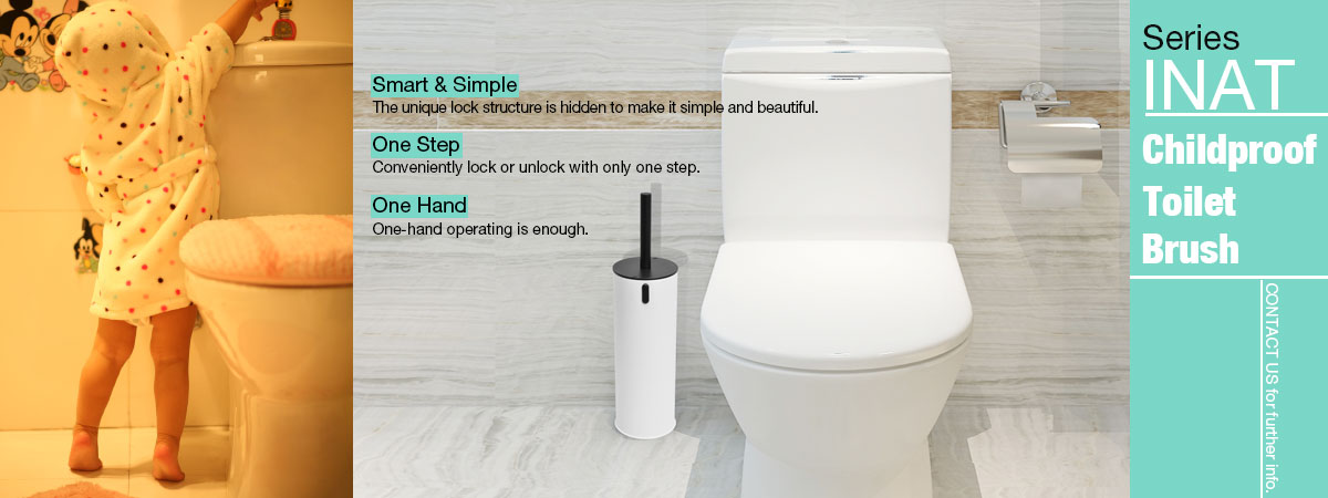 Metal toilet brush