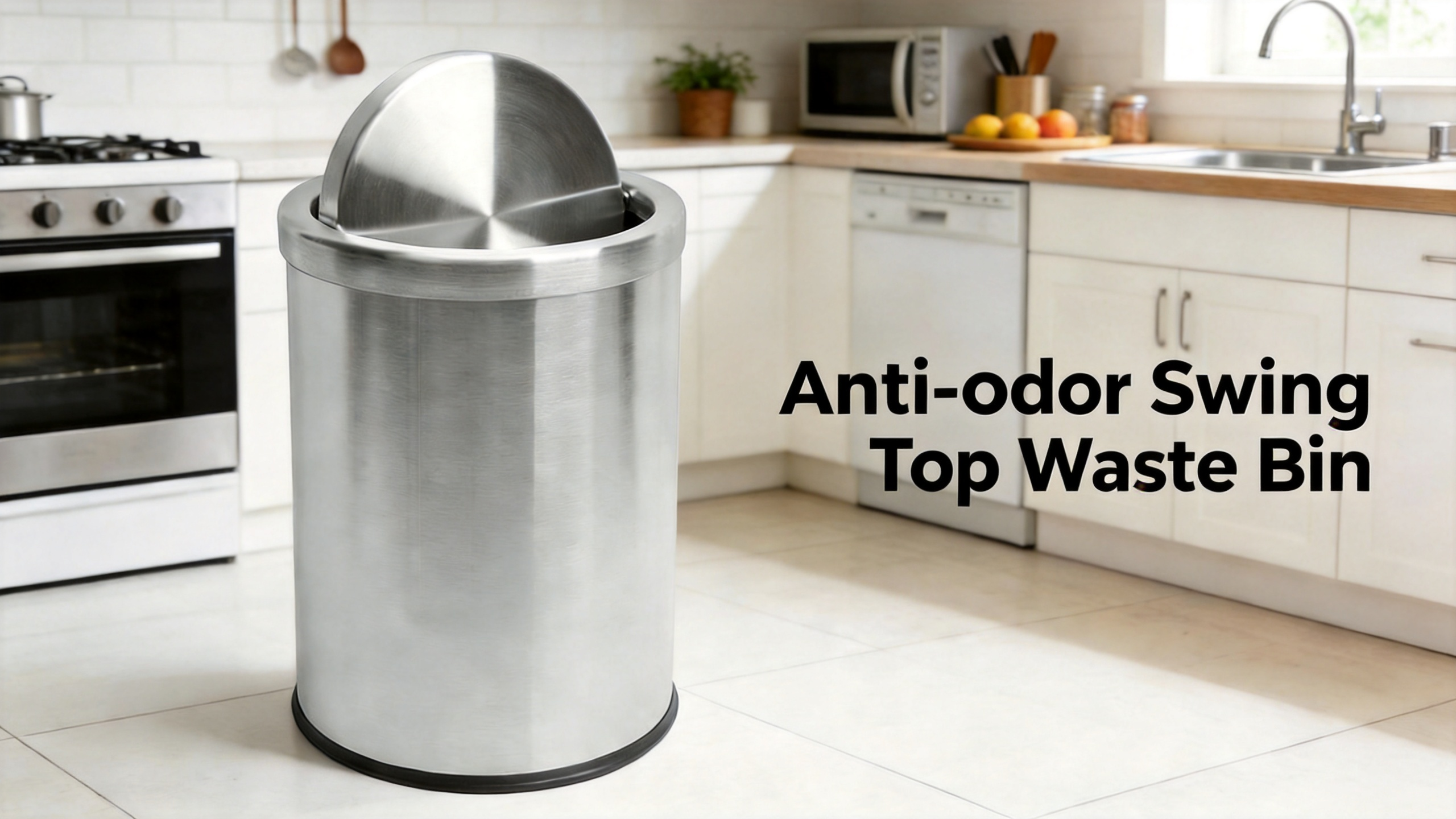 Trash Can with Lid