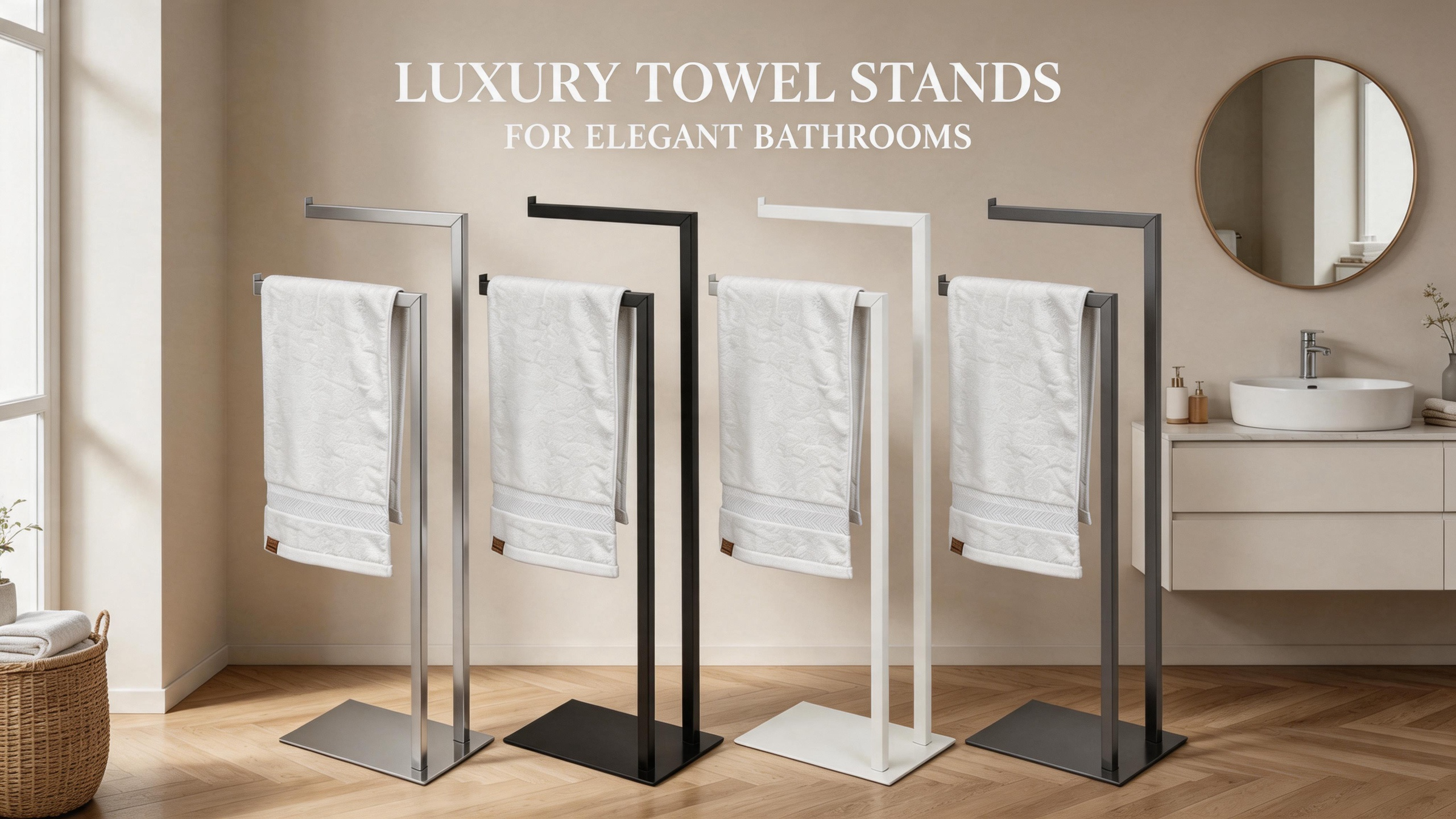 Freestanding Towel Rack